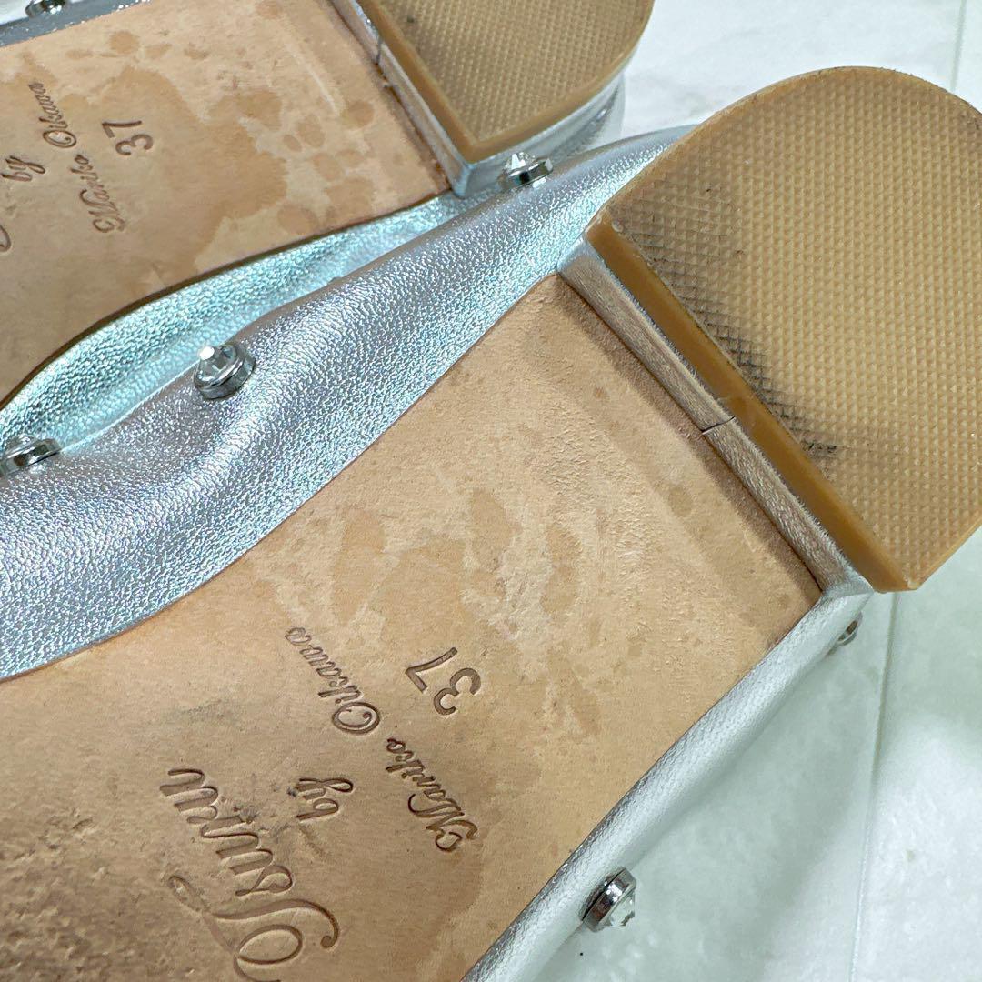 ツルバイマリコオイカワ Millenia バレエシューズ　今期　スタッズ