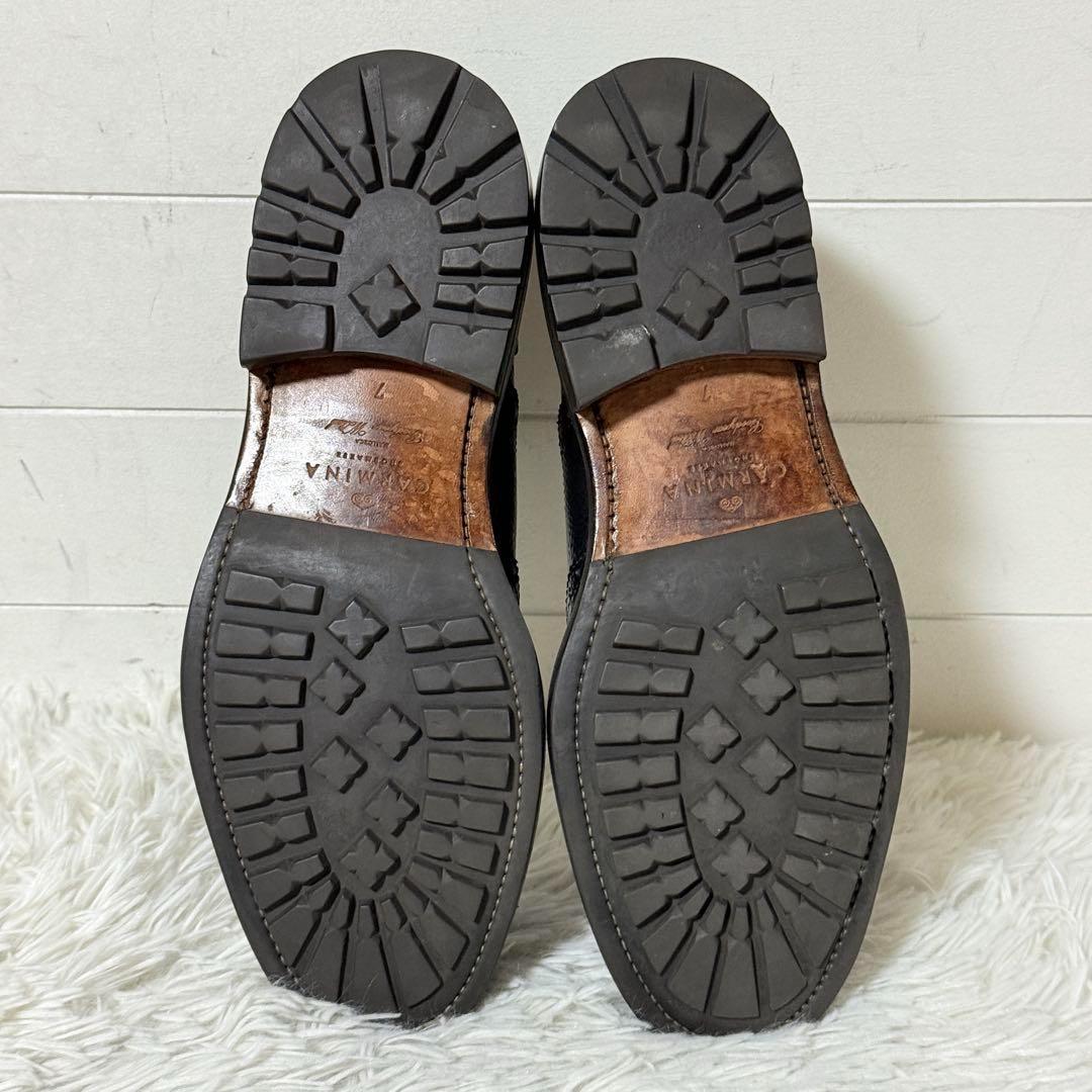 極美品✨カルミナ　ドレスシューズ　ウィングチップ　内羽根　グレインレザー　7