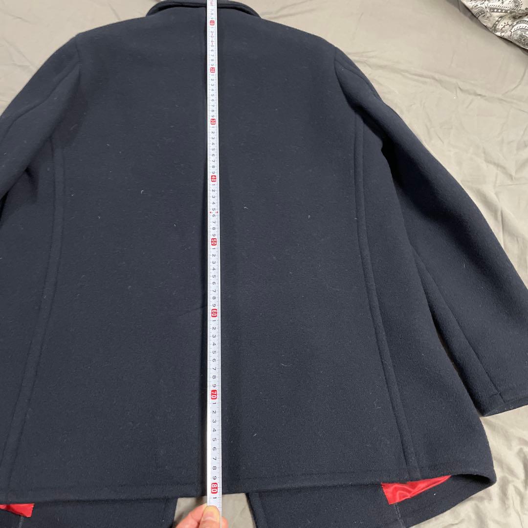 極美品　J PRESS Pコート　ネイビー