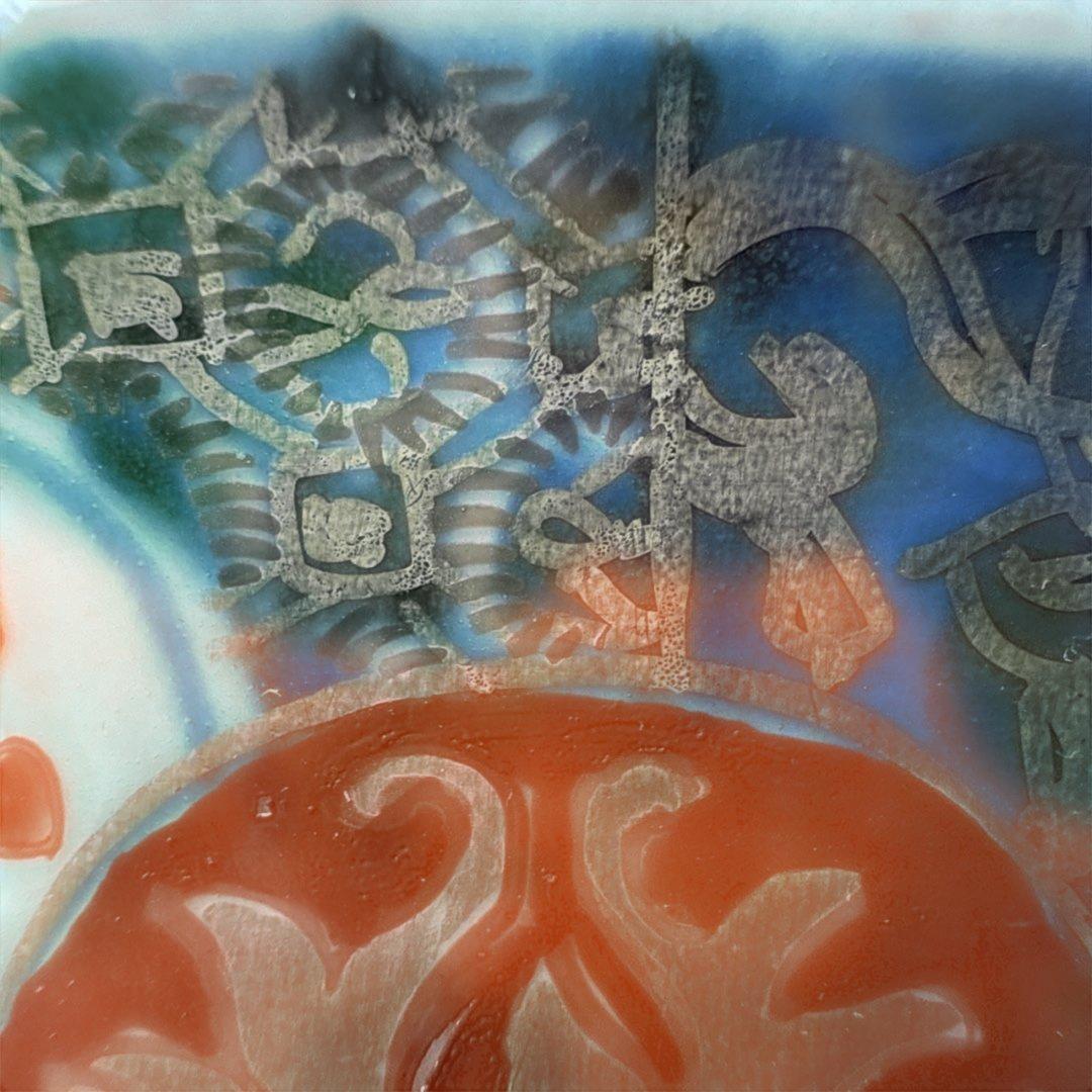 古伊万里　染錦梅桜牡椿文様向付　極上十客　銘　冨貴長春　古器を楽しむ　上品な器