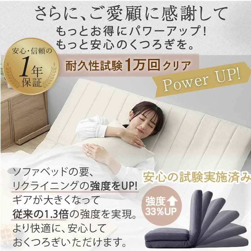 大人気！！数量限定大特価！3way ソファベッド セミダブル 120【ネイビー】