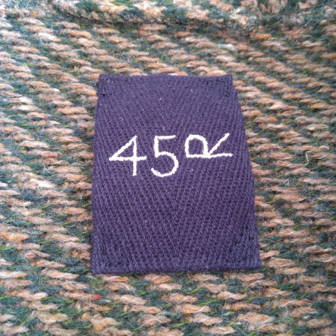 【45R】シェットランドツイードニットチロリアンジャケット　美品