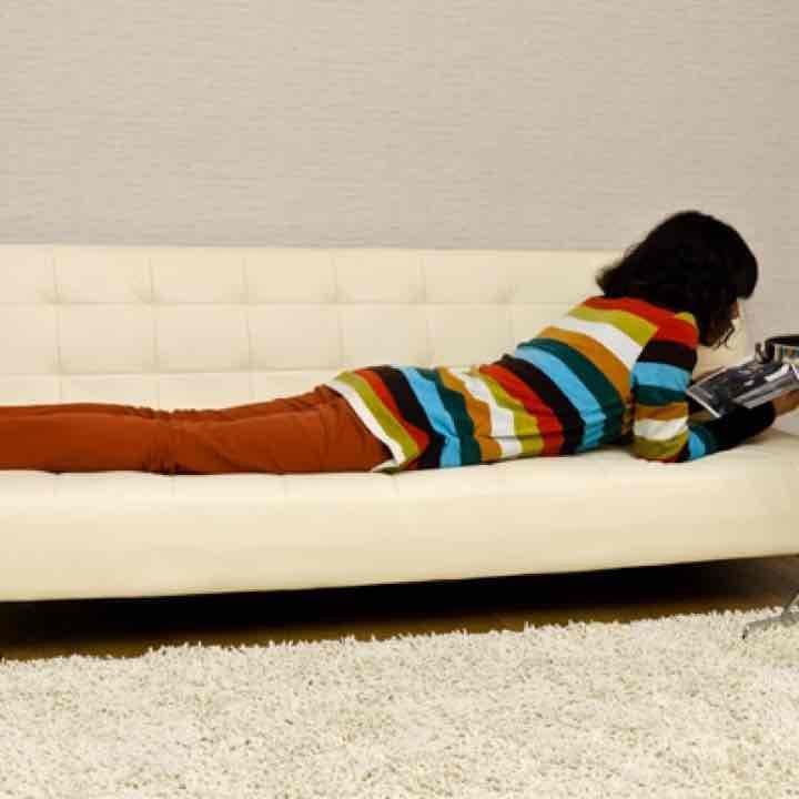 PERA　コンパクトソファベッド　BK/BR/IV