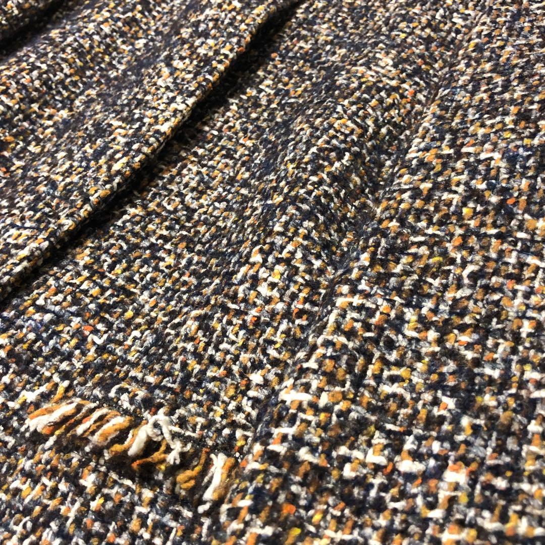 新品未使用　マックスマーラ　ノーカラージャケット　ツイード　赤タグ　大きいサイズ