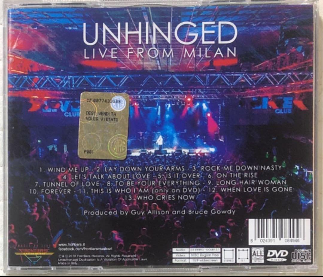 CD＋DVD！Unruly Child / UNHINGED - Live