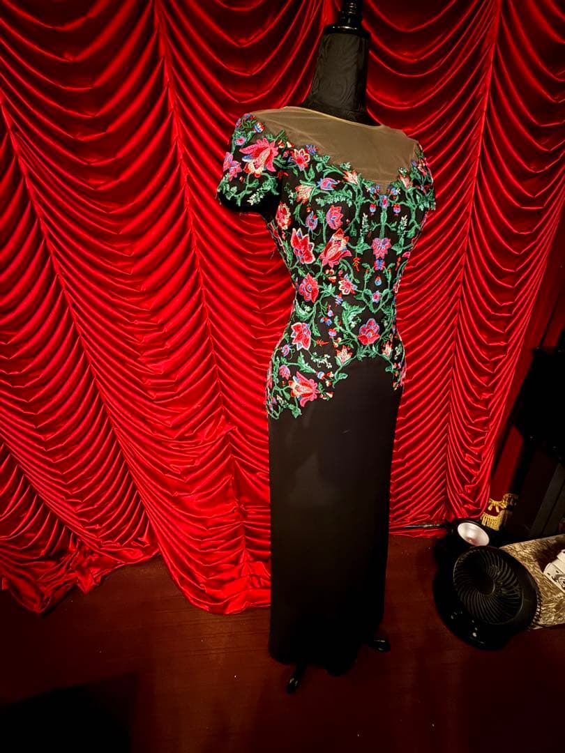 【本日まで】 tadashi shoji ロングドレス0号　クリーニング済