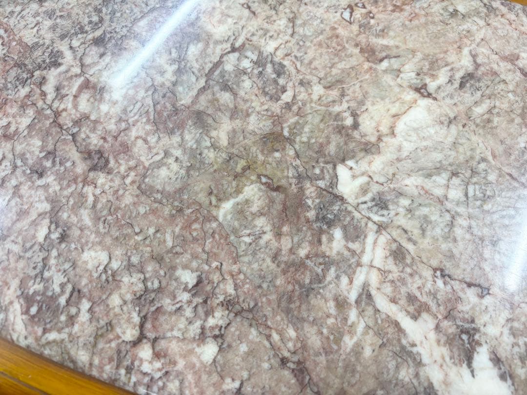 猫脚 天板 大理石 ローテーブル アンティーク