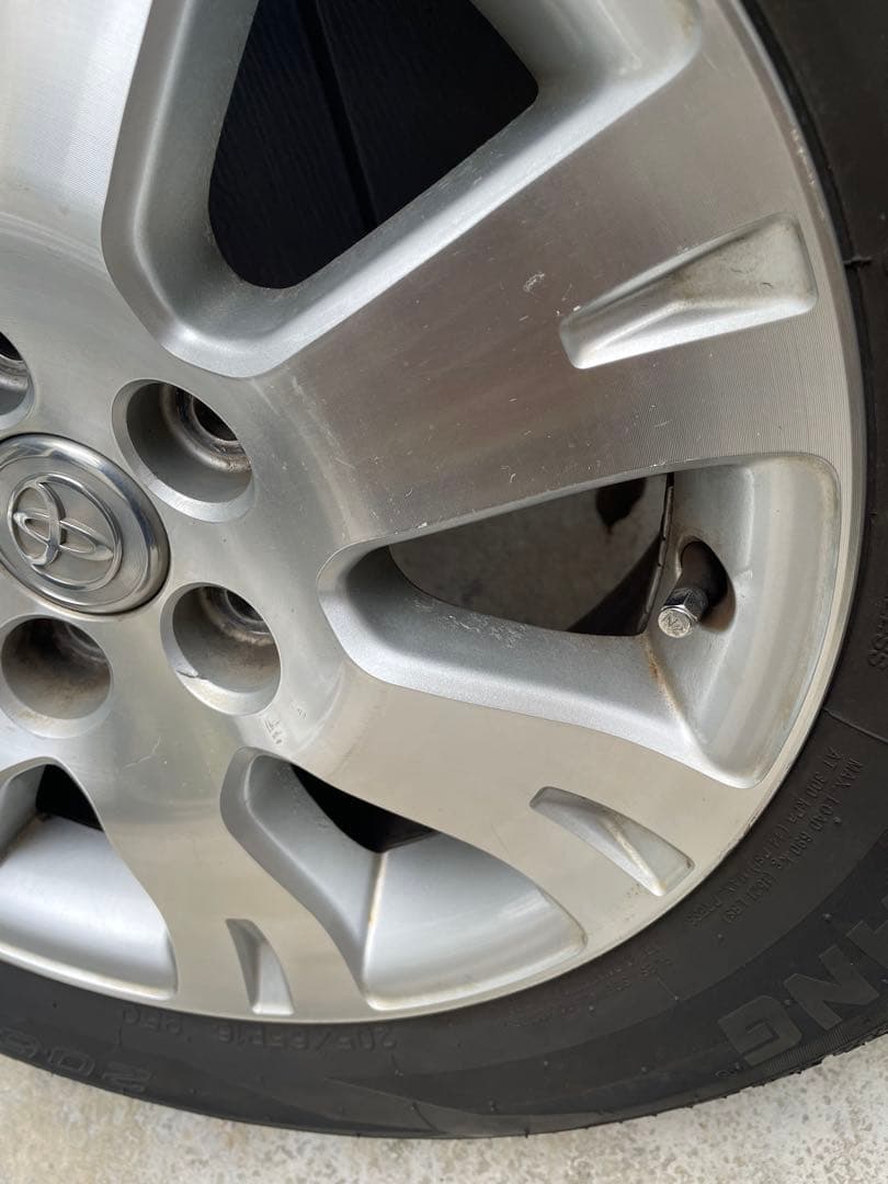 配送のみ☆ アルファード10純正ホイール16インチ　タイヤ付き　4本