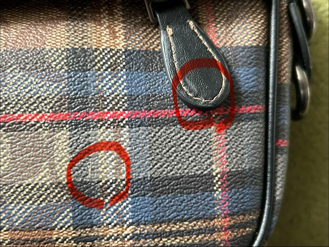 ⭐️最終価格⭐️【未使用】coach コーチ　スクエア　ショルダーバッグ　メンズ