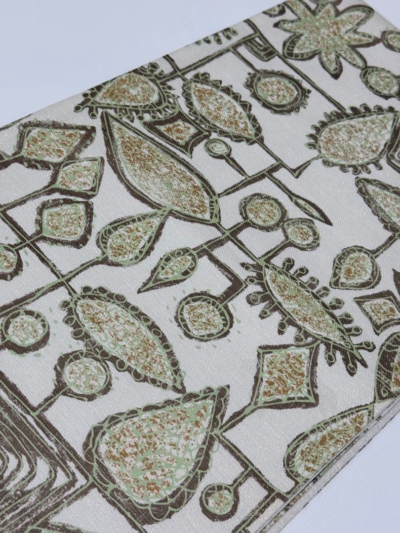 K*u様 【新品未使用】ニ代目 川村久太郎 創作友禅 全通　袋帯　未仕立て　伝産