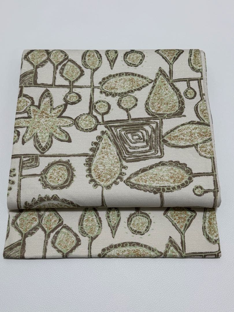 K*u様 【新品未使用】ニ代目 川村久太郎 創作友禅 全通　袋帯　未仕立て　伝産