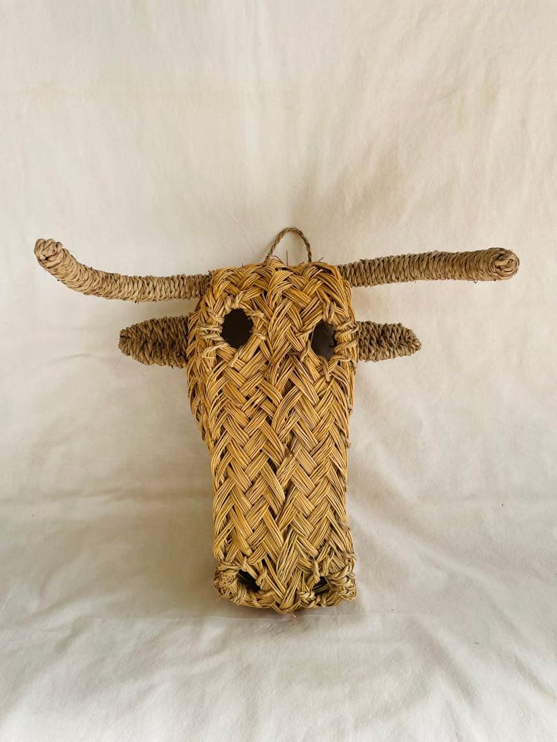 スペイン 手編み アニマルトロフィー 一点物