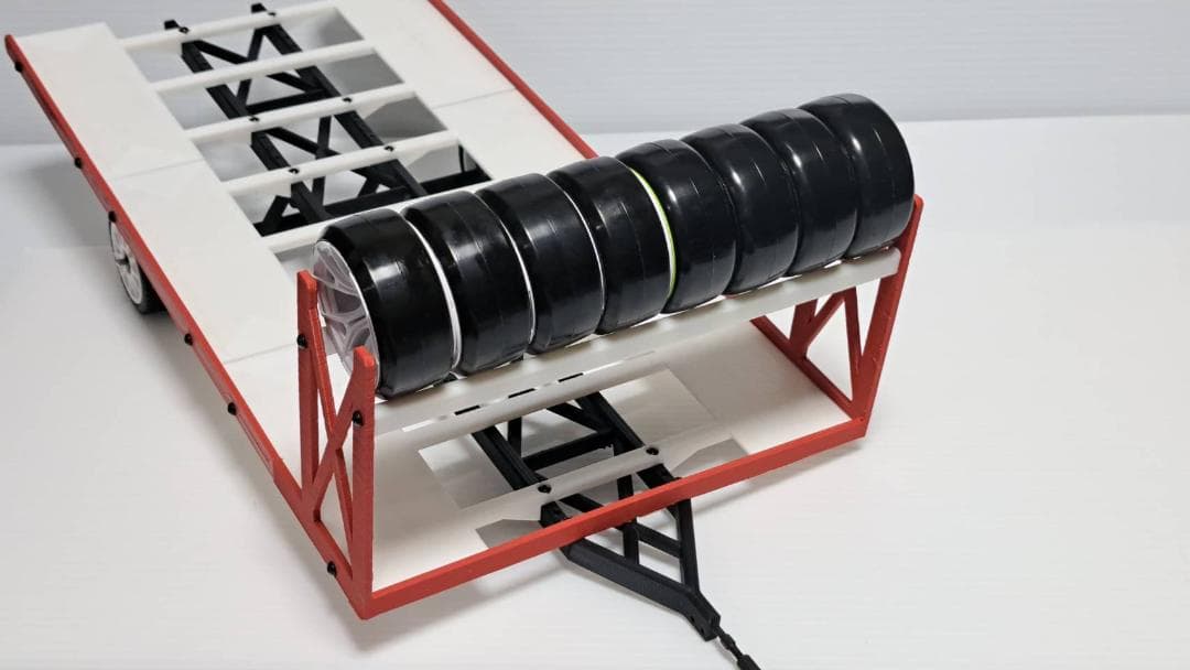 1/10　ラジコン用　車載牽引トレーラー　ローダー　ドリフト　クローラー