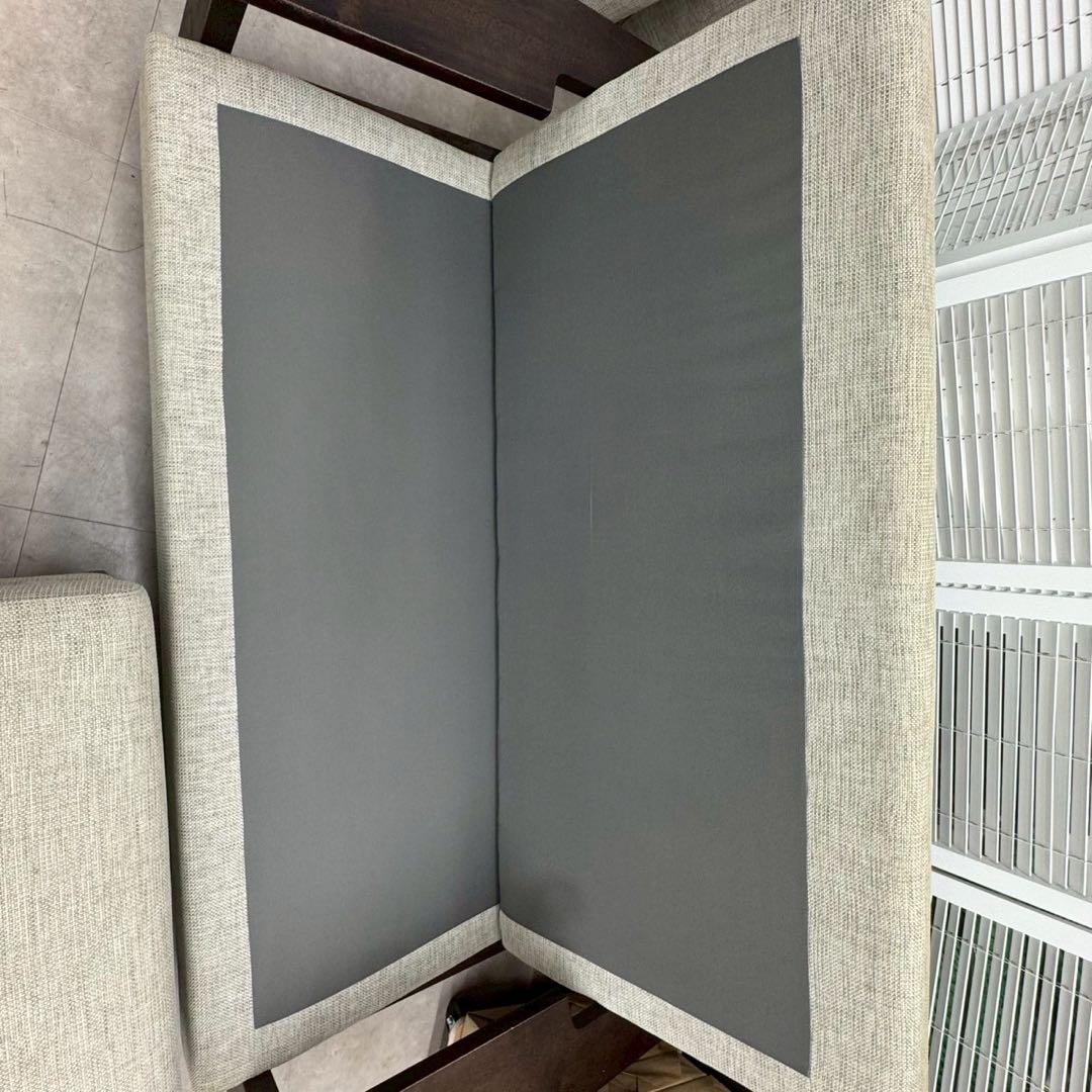 カリモク ディレトーレ 3人掛けソファ オットマン付