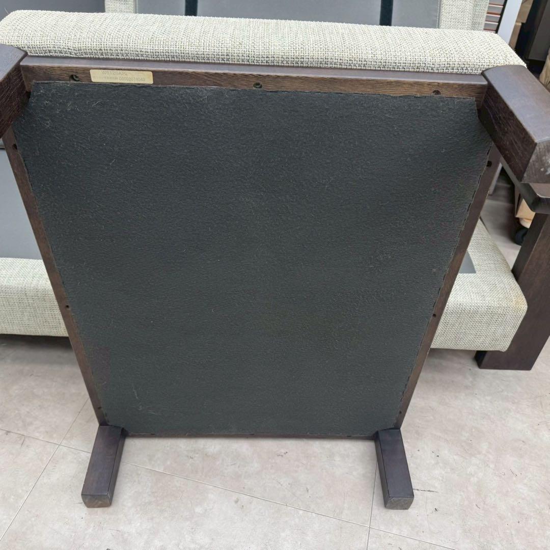 カリモク ディレトーレ 3人掛けソファ オットマン付