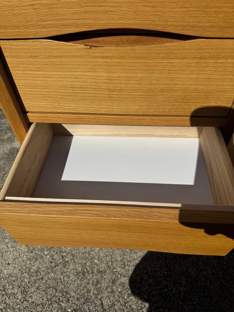 ウニコ シグネ サイドボード ワイドシェルフ オーク