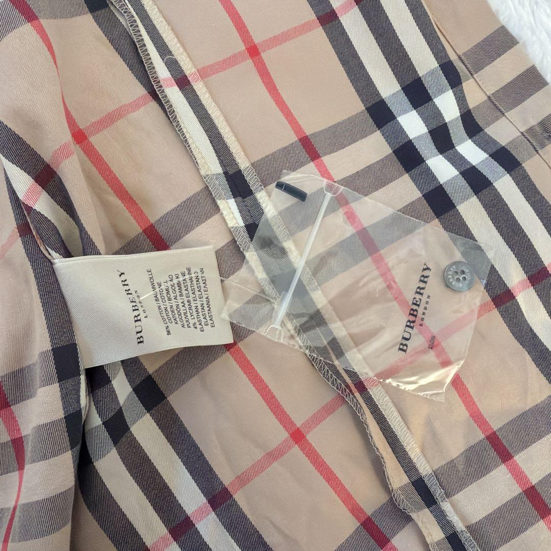 未使用級✨ BURBERRY LONDON ノバチェック シャツ チェック柄 S