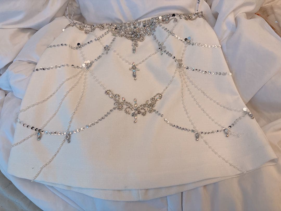 エンジェルアール　セットアップ　ドレス　ホワイト　Ｓ