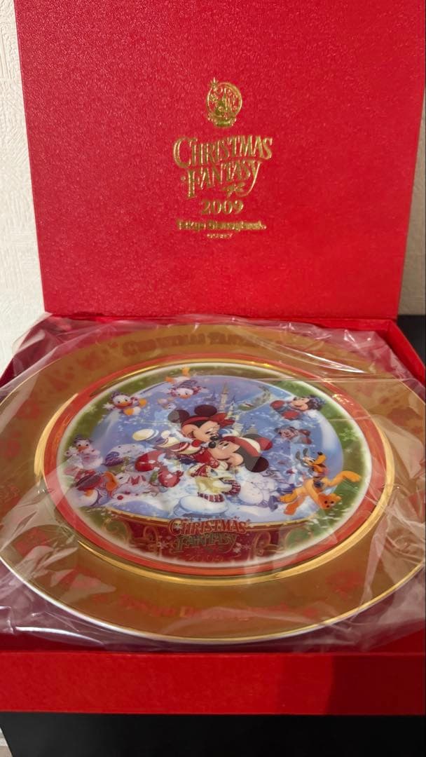東京ディズニーランド クリスマスファンタジー皿 ５枚セット