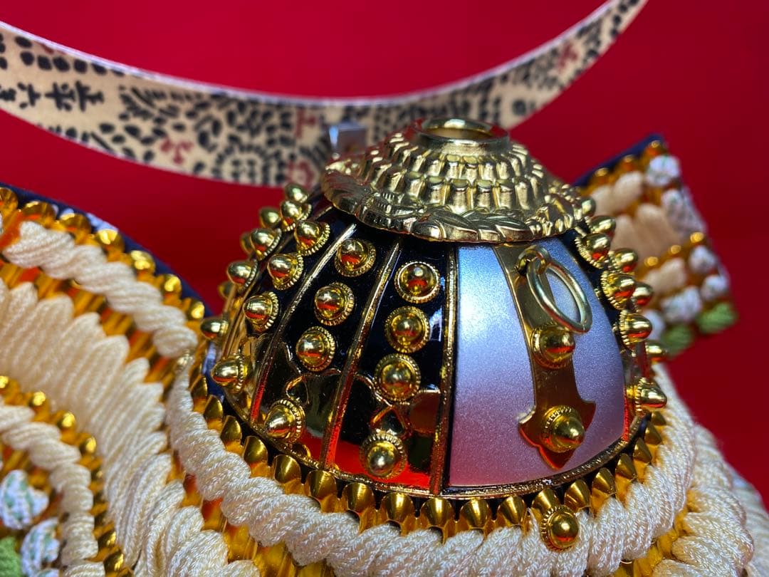 東京久月　五月人形　伊達政宗　兜飾り・甲冑師：玉鳳　作