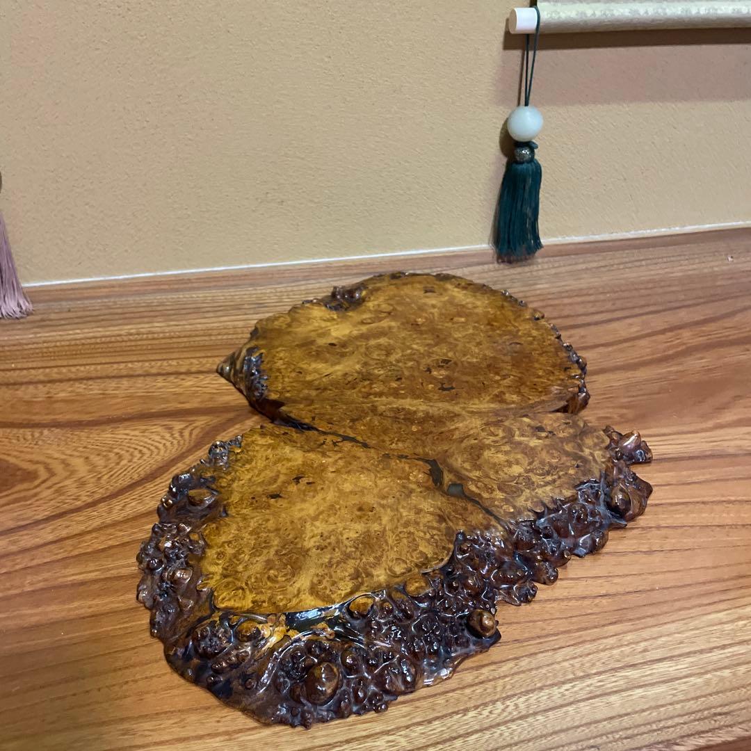 花梨玉杢 葡萄杢 天然木花台 飾り台 盆栽台 時代古木 花梨 玉杢瘤