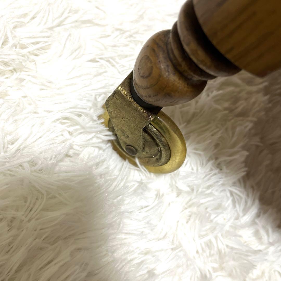 カリモク karimoku 木製 ワゴン キャスター　3段 ビンテージ　キッチン