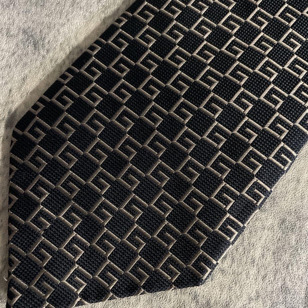 至高 極上カシミヤブレンド GUCCIネクタイ ウール ダブルスーツ XL LL