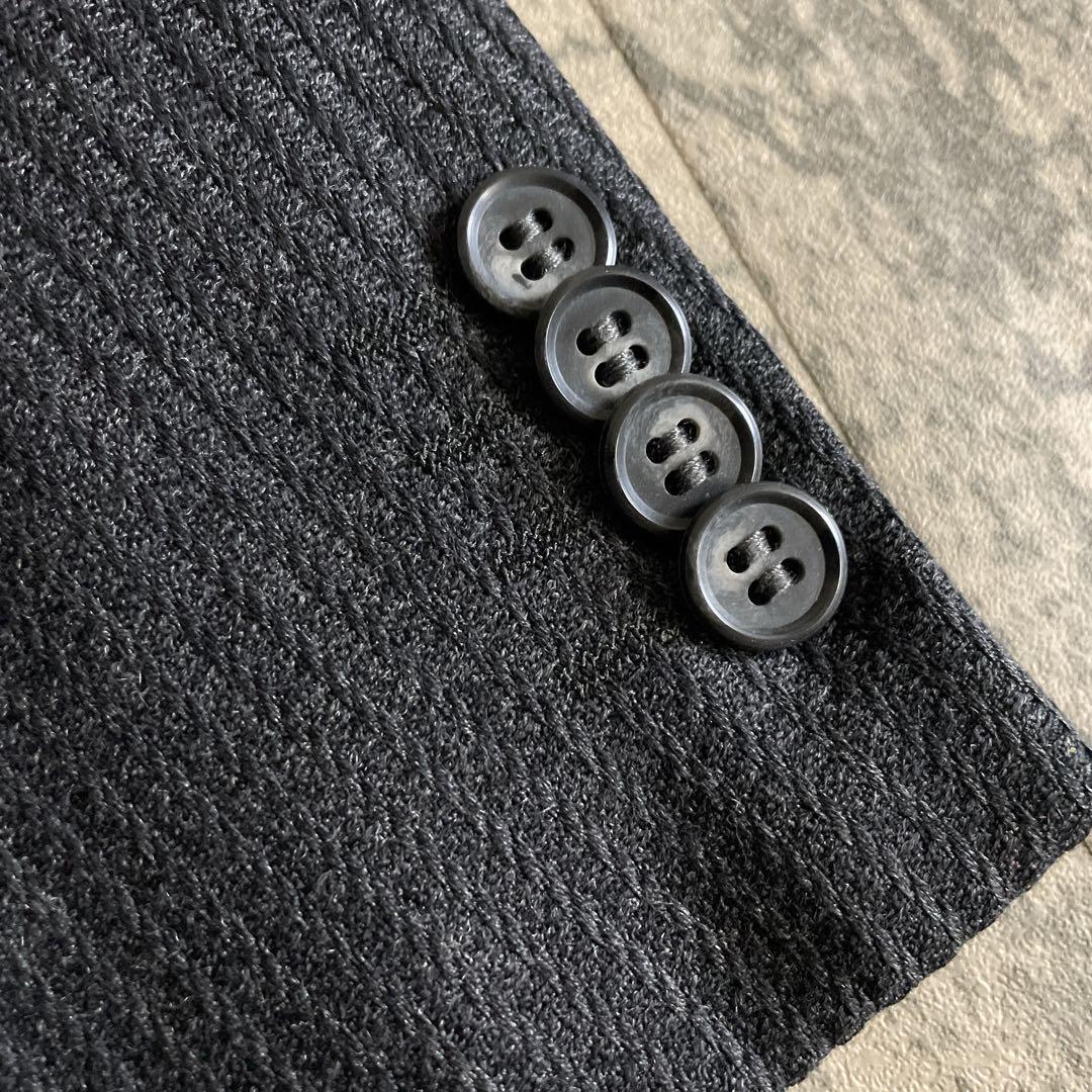 至高 極上カシミヤブレンド GUCCIネクタイ ウール ダブルスーツ XL LL