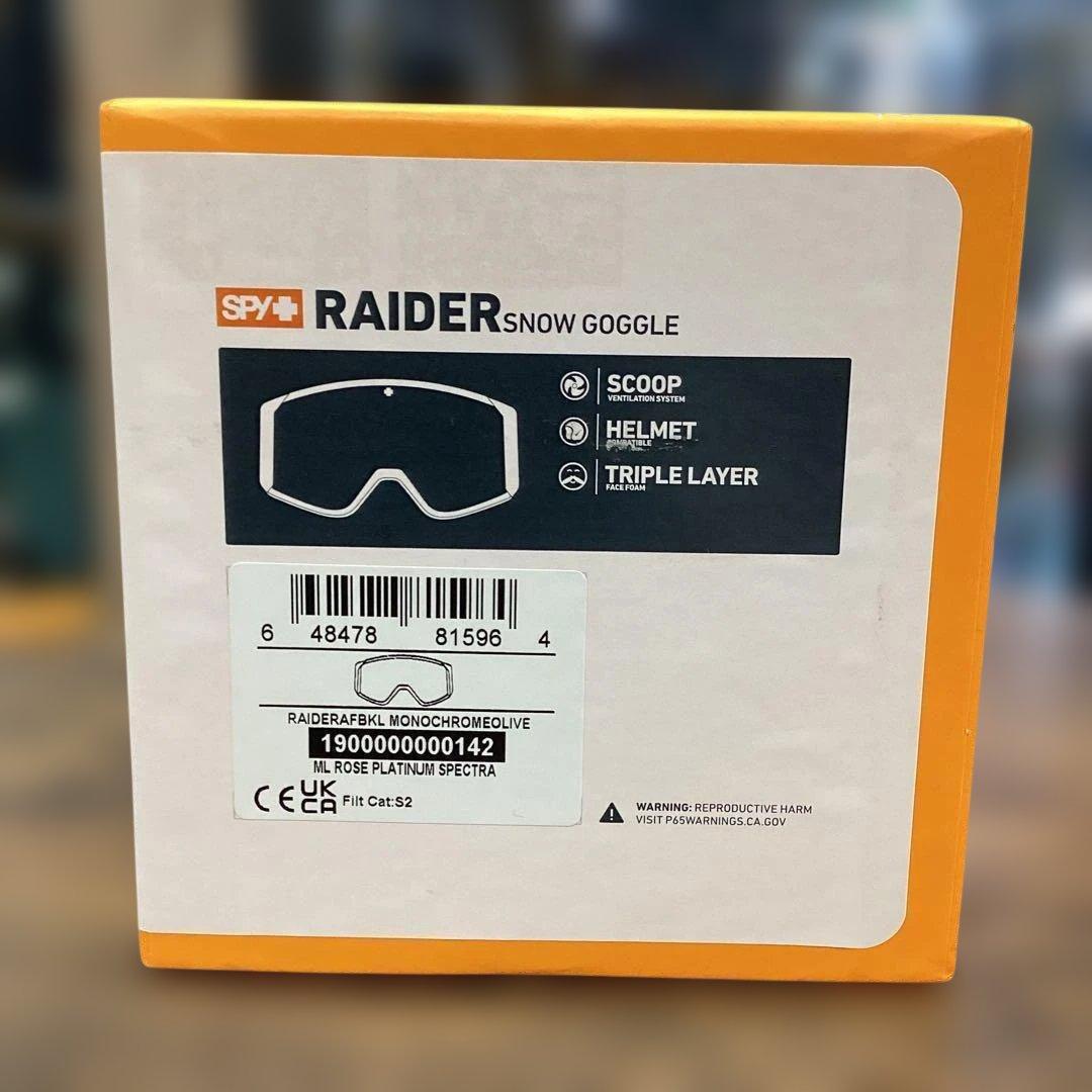 【新品】SPY RAIDER スキー スノーボード ゴーグル