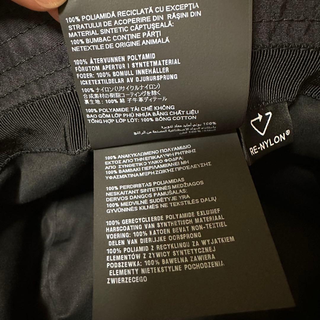 【美品】PRADA プラダ バケットハット Lサイズ ユニセックス ブラック