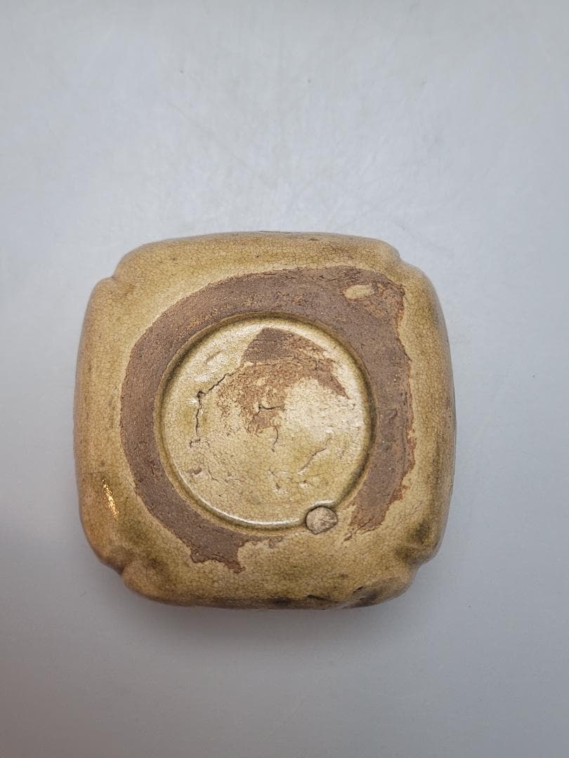 古美術 黄瀬戸 四方 器 時代物