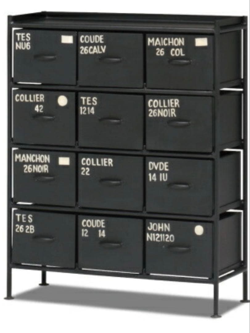 MSG ienowa イエノワ　12杯引き出しスチールチェスト