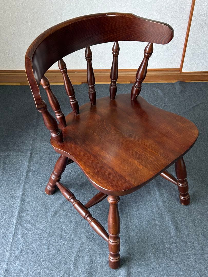 ヴィンテージ　飛騨高山 柏木工 ダイニングチェア 椅子 ウィンザーチェア　レトロ