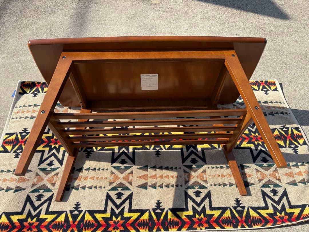 【中古・美品】 カリモク60 リビングテーブルS ウォールナット