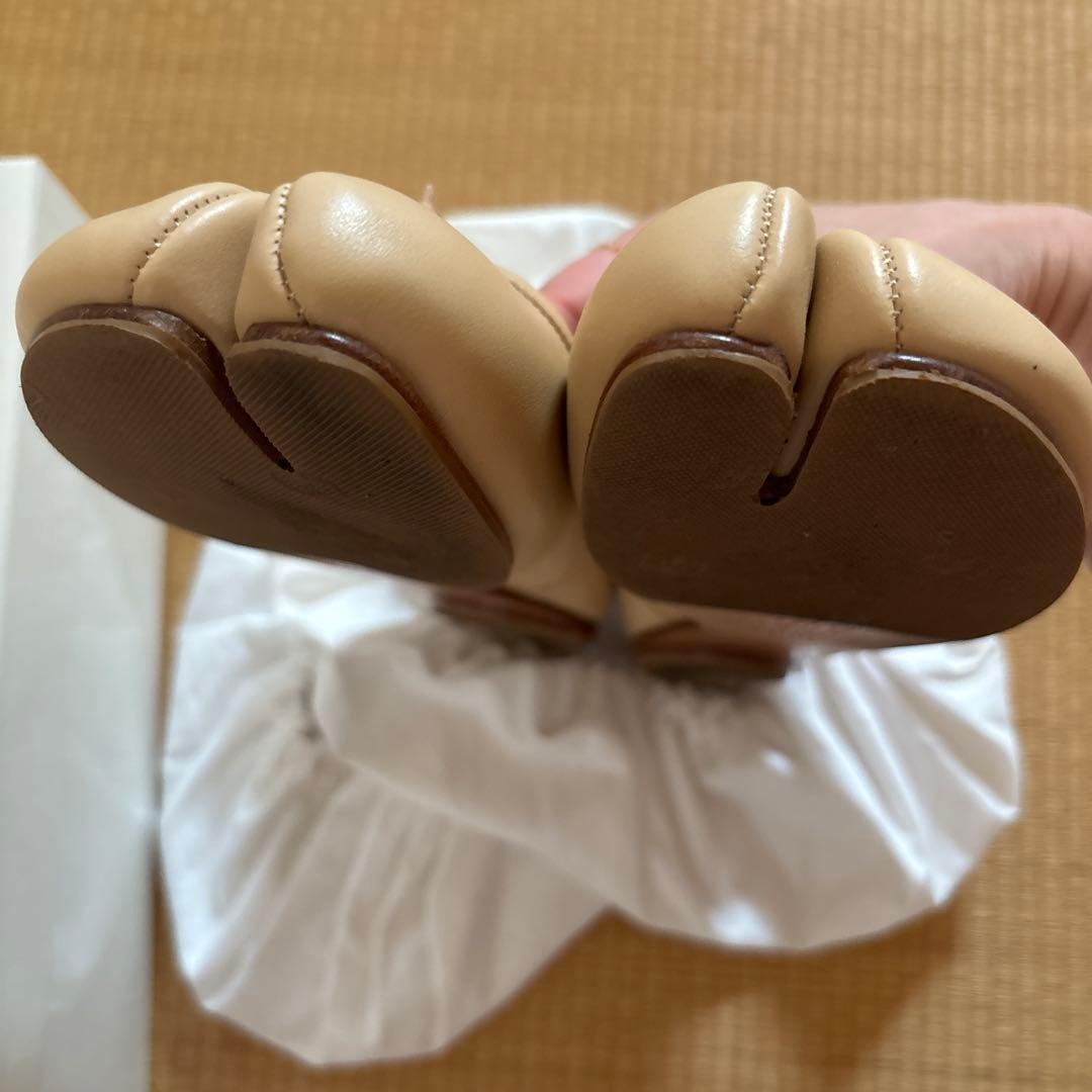 箱付き★メゾンマルジェラ★タビ★バレエシューズ★37
