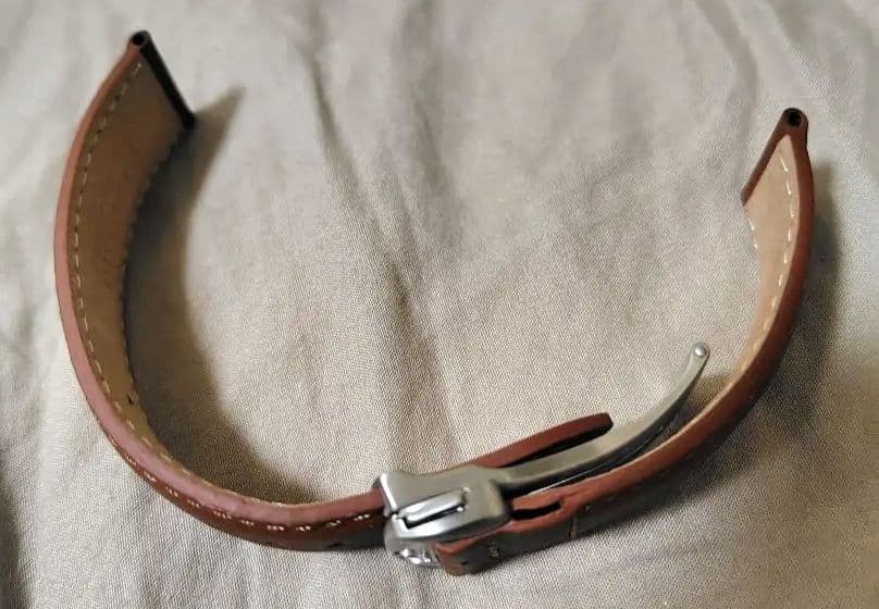 最終値下げ　新品 OMEGA フォールディングバックルとモデラート製レザーベルト