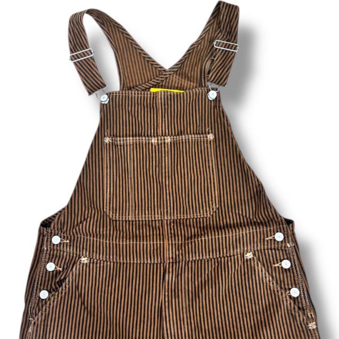 Levi's Red ヒッコリーカバーオール オーバーオール セットアップ 茶色