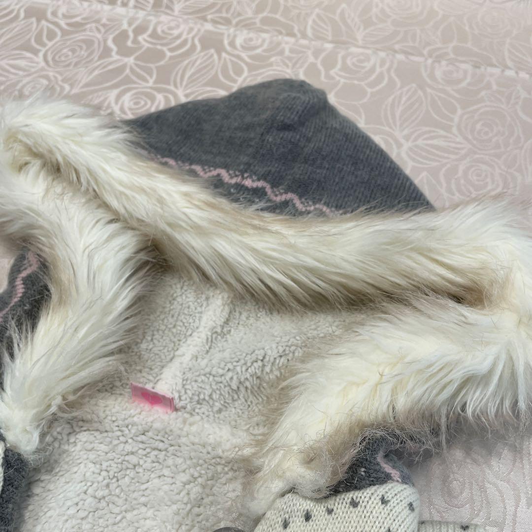 mezzo piano ハート柄セットアウターコートパンツマフラーまとめ売り