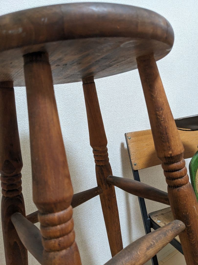 イギリスアンティーク　バーチェア　バースツール