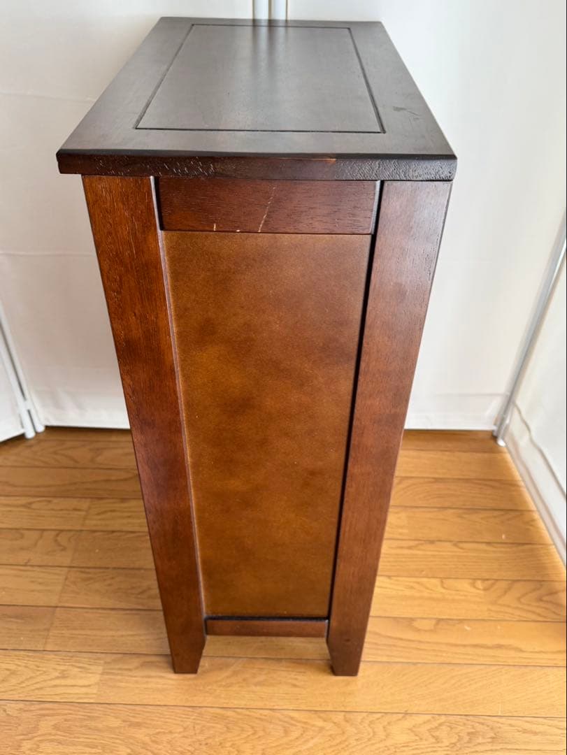 木製キャビネット サイドボード 電話台 花台 小物入れ 収納 ラック 戸棚