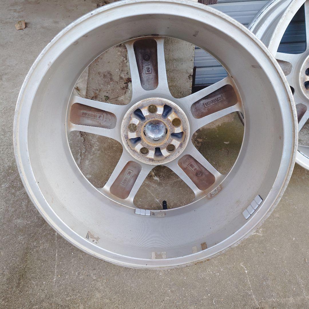 トヨタ カルディナ 純正 ホイール 17インチ PCD100 7J +45