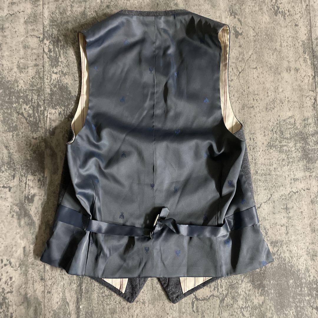 極上ウール 100% ヴィンテージ スリーピース × OLD GUCCIネクタイ