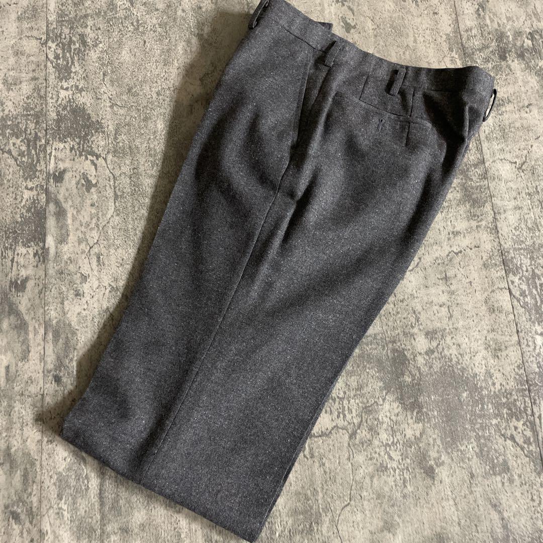 極上ウール 100% ヴィンテージ スリーピース × OLD GUCCIネクタイ