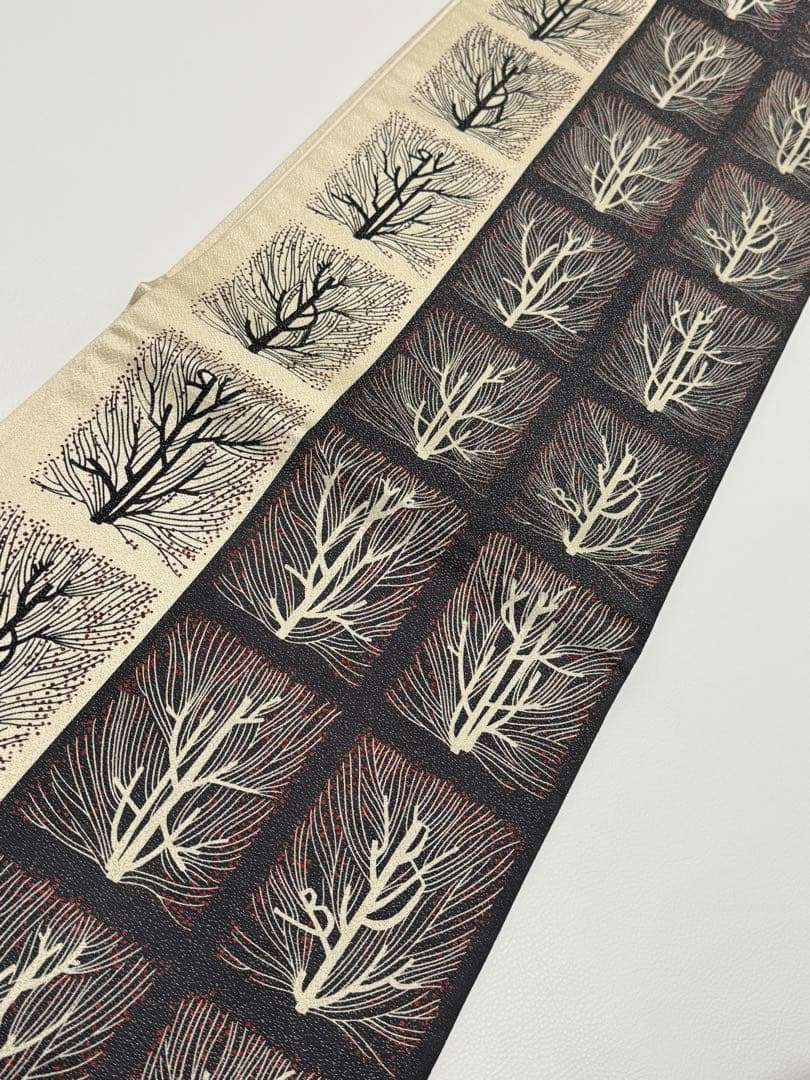 プ*読様 【新品未使用】ニ代目 川村久太郎 創作友禅 全通　袋帯　未仕立て　伝産