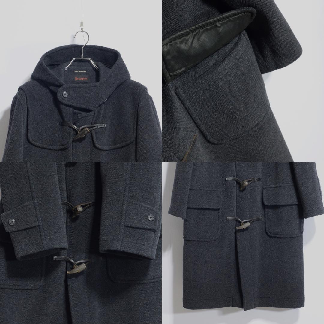 超極上品 ムーアブルック ダッフルコート ブロンプトン Hグレー 36