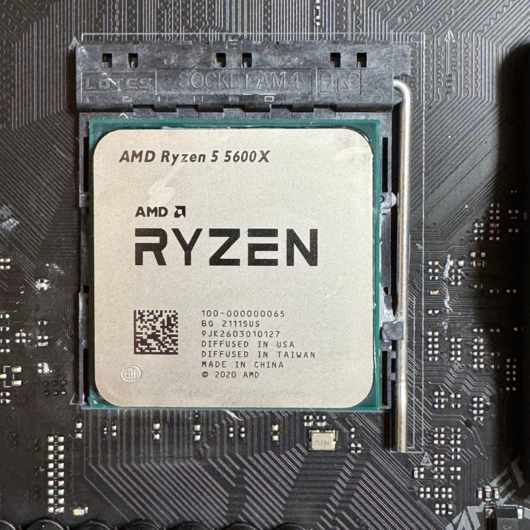 AMD 5600X+ROG B550-F メモリ16G SSD500Gセット