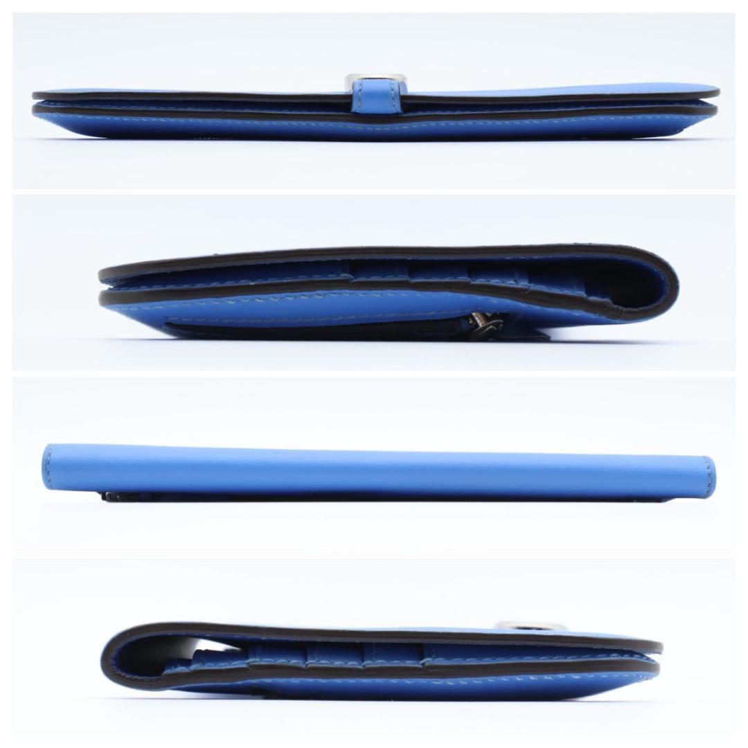 【極美品】HERMES ドゴンロング　ヴォースイフト　ブルーパラダイス　長財布