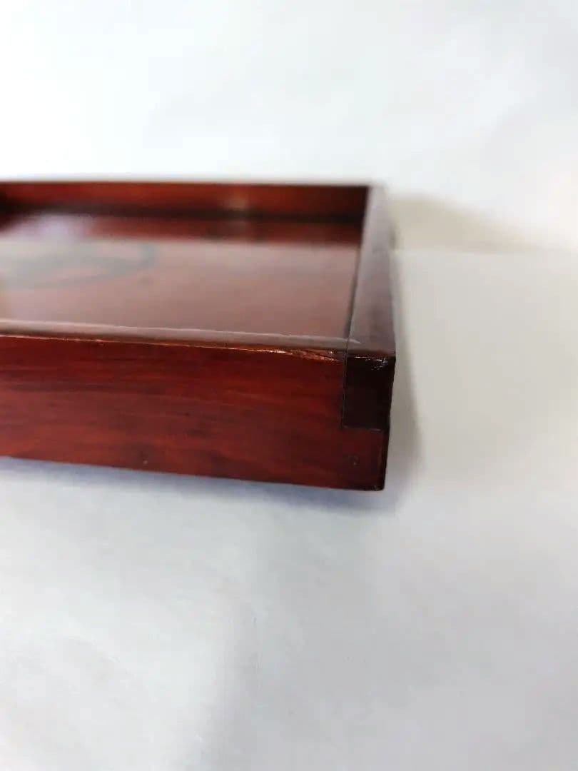 【希少品】古物　伊勢春慶　胡桃脚膳　くるみ脚膳　 岡村長四郎　アンティーク