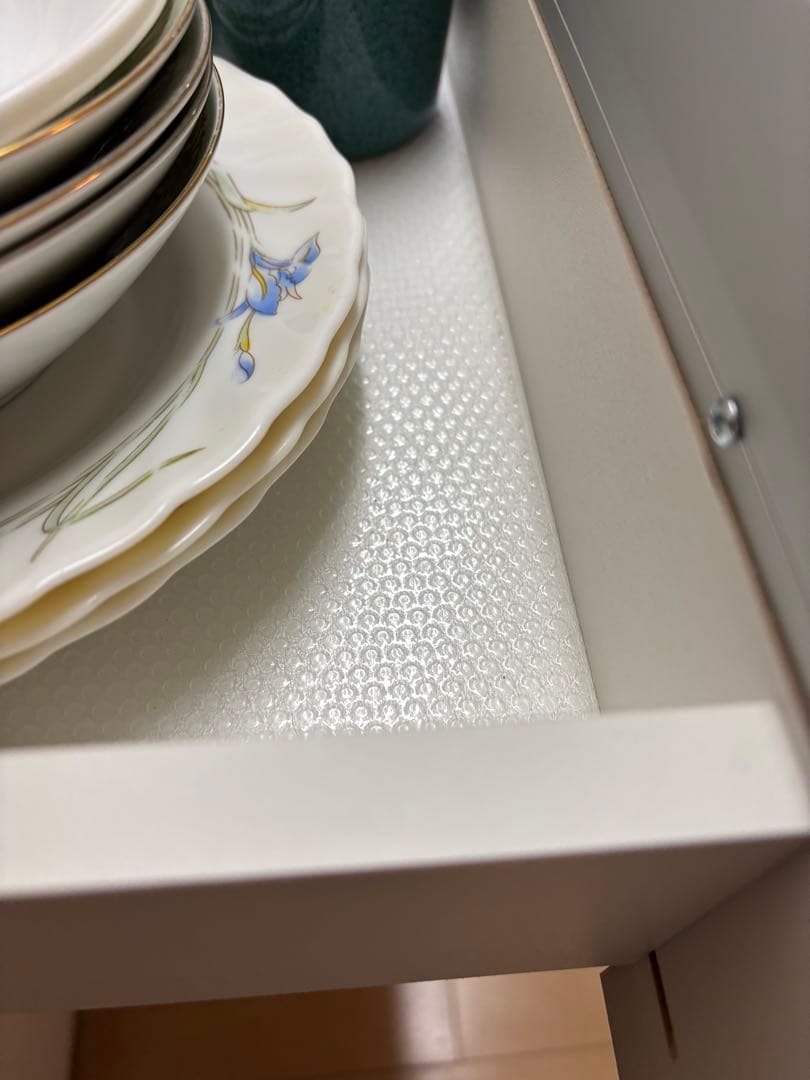 【値下げ交渉可】ニトリ　リガーレ　食器棚　120cmホワイト　ハイタイプ高さ93