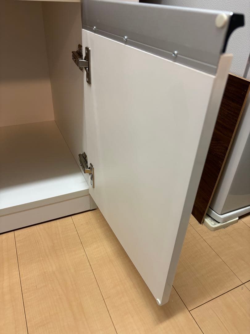 【値下げ交渉可】ニトリ　リガーレ　食器棚　120cmホワイト　ハイタイプ高さ93